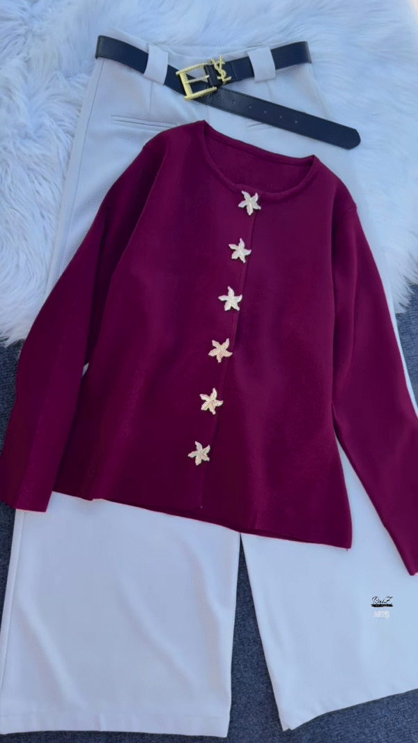 🌼 Naira Edit: Floral Button Top & Tailored Trouser Set