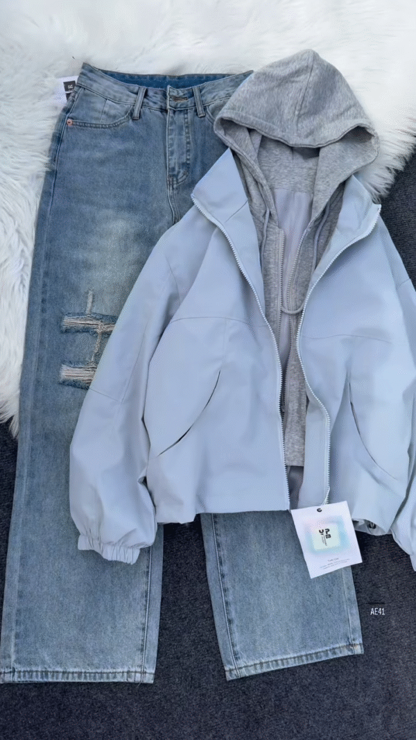 🩶 Y2 Layered: Casual Streetwear Quad Set