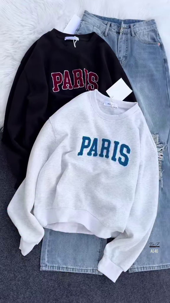 🌆 Urban Parisian Vibes Sweatshirt Collection ❄️🖤✨