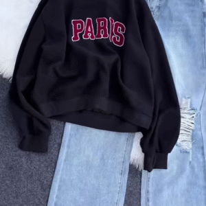 🌆 Urban Parisian Vibes Sweatshirt Collection ❄️🖤✨ - Image 4