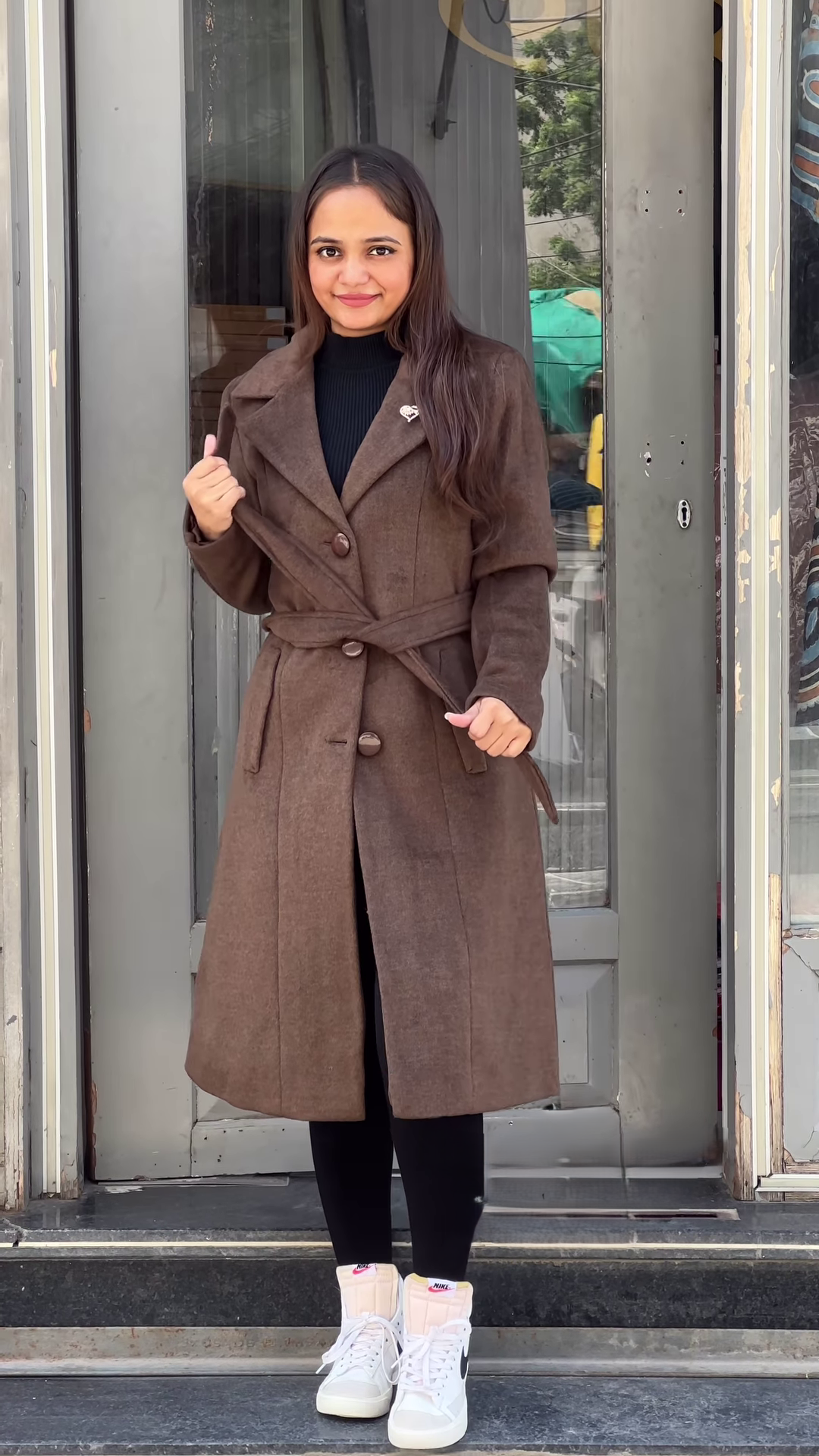 🕊 Luna Crest: Structured Overcoat & Monochrome Base Set - Image 3