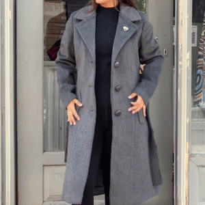 🕊 Luna Crest: Structured Overcoat & Monochrome Base Set - Image 4