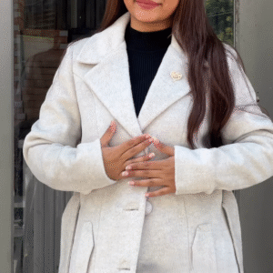 🕊 Luna Crest: Structured Overcoat & Monochrome Base Set - Image 5