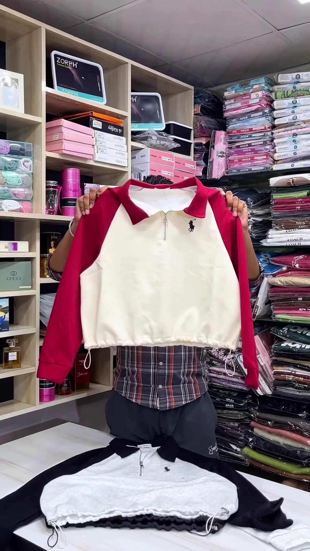 🔗 Split Tone: Half-Zip Pullover Collection - Image 2