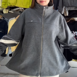 🔥 Elegant Gray, White & Red Outfit – A Perfect Fusion of Streetwear & Chic Style ❤️🤍🖤 - Image 5