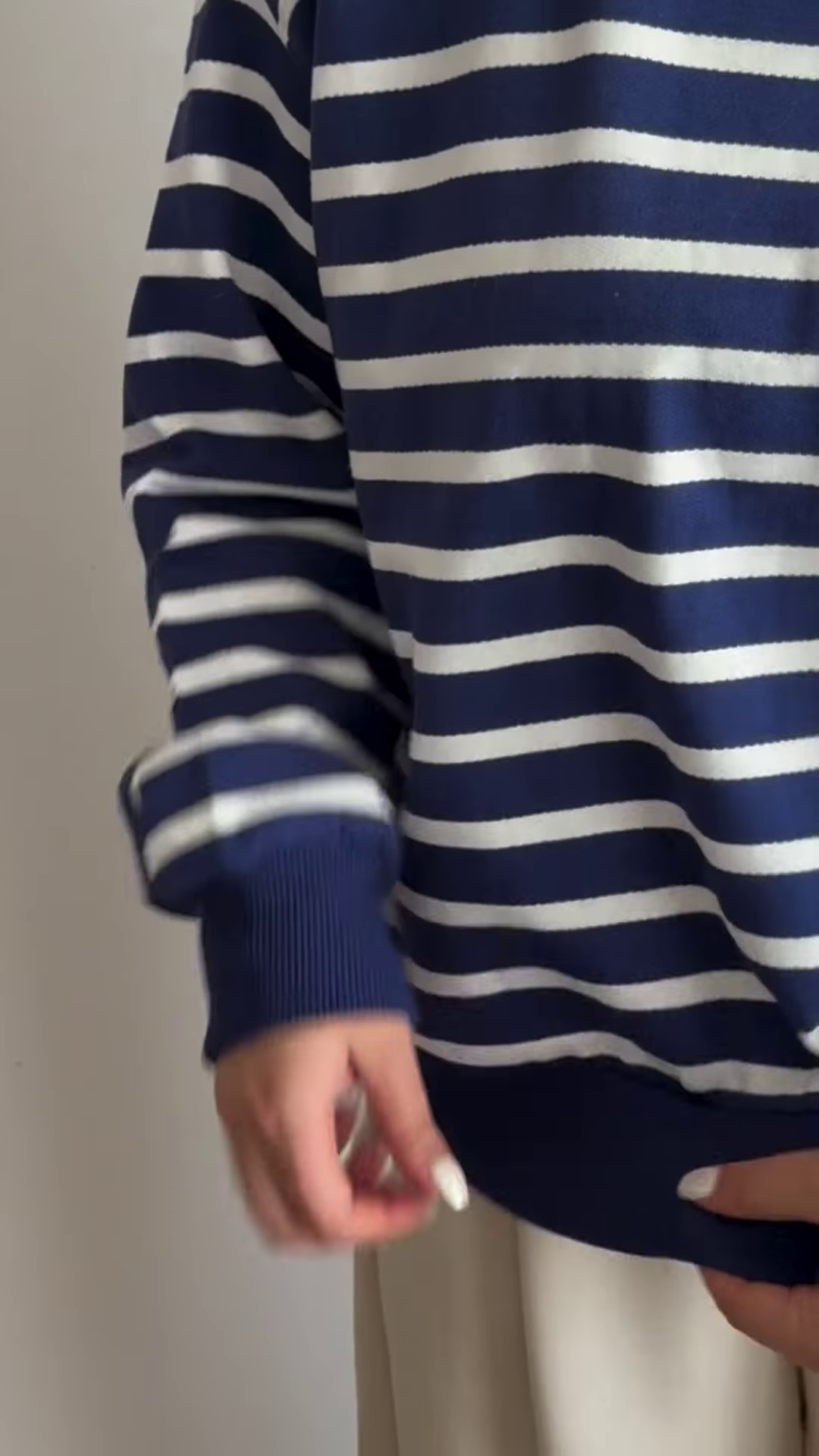 ⚓ Timeless Stripes – Navy & White Classic Charm 🌊✨ - Image 2