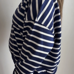 ⚓ Timeless Stripes – Navy & White Classic Charm 🌊✨ - Image 4