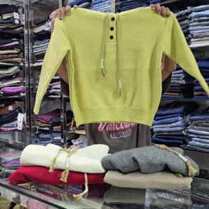 ✨ Cozy Charm – Buttoned Knit Sweater Collection 🧶