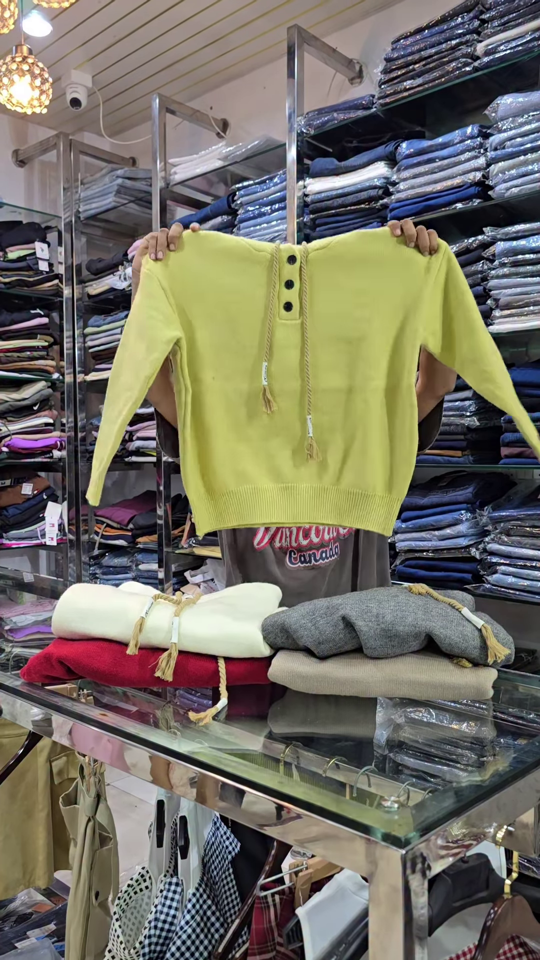 ✨ Cozy Charm – Buttoned Knit Sweater Collection 🧶 - Image 1