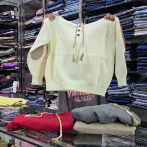 ✨ Cozy Charm – Buttoned Knit Sweater Collection 🧶 - Image 3