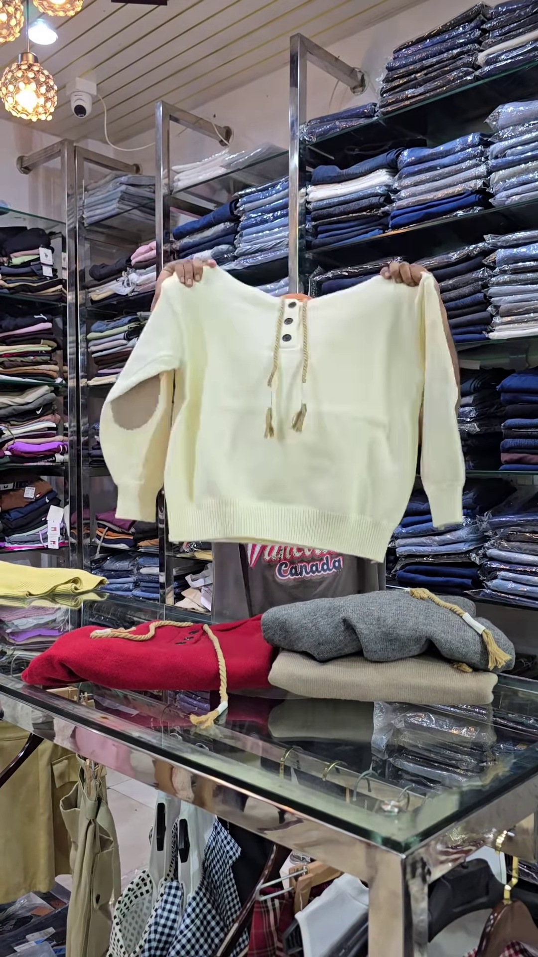 ✨ Cozy Charm – Buttoned Knit Sweater Collection 🧶 - Image 3