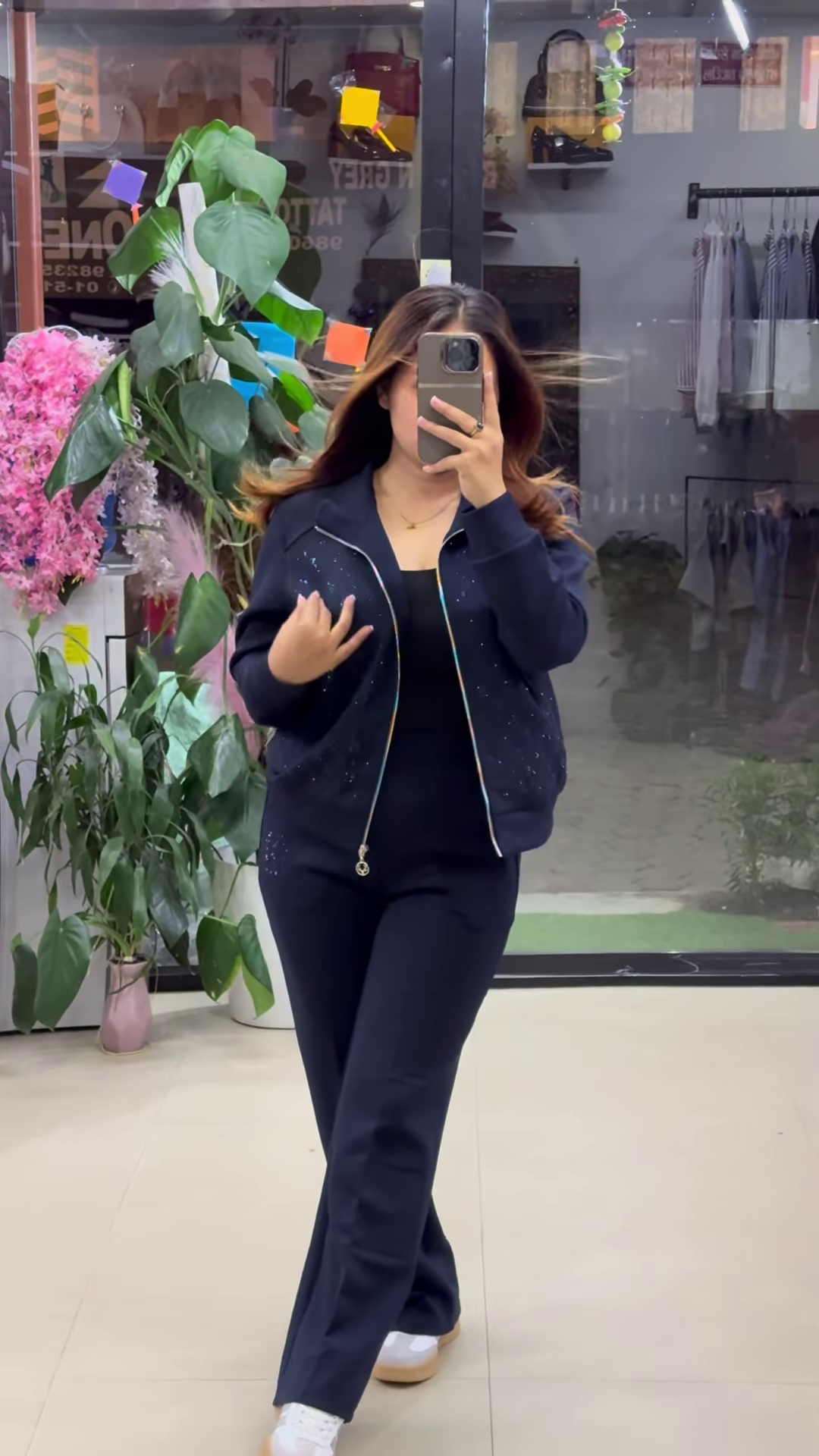 🌌 Midnight Glow Co-Ord Set – Purple, Black & Blue Elegance ✨💜🖤💙 - Image 2