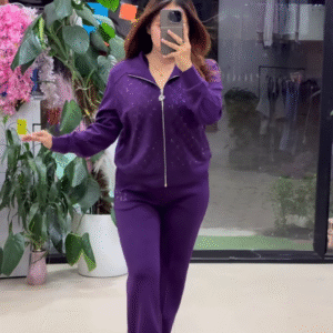 🌌 Midnight Glow Co-Ord Set – Purple, Black & Blue Elegance ✨💜🖤💙 - Image 7