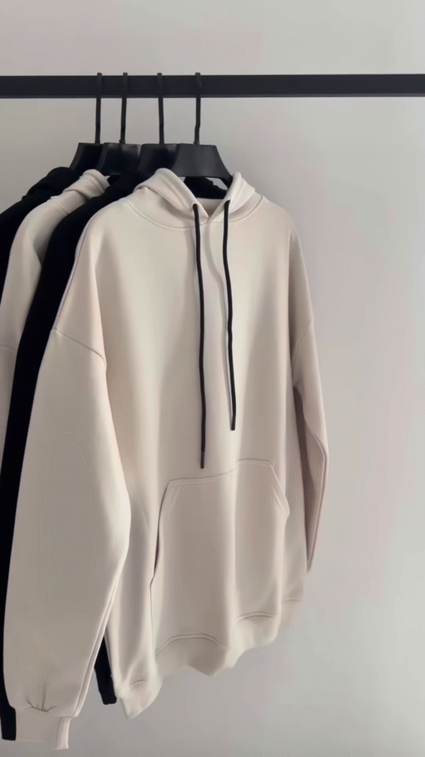 🖤🤍 Classic Minimalist Hoodie Collection – Timeless Comfort in Black & White 🎯✨