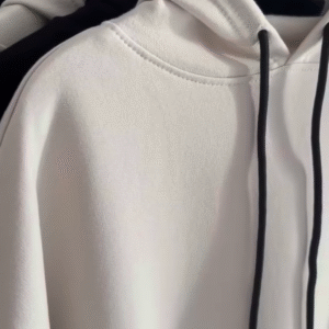 🖤🤍 Classic Minimalist Hoodie Collection – Timeless Comfort in Black & White 🎯✨ - Image 3